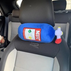 NOS Bottle Car Neck Pillow Plush Headrest Cushion JDM Drift Decor Gift