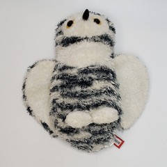 Douglas Cuddle Toys Snowy Owl Plush White Black Speckled 7 inch Stuffed Animal