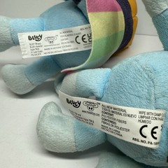 Lot of 2 Bluey 8″ Plush Stuffed Animals: Bluey & Queens Bluey Moose Toys Ludo