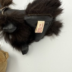 1960s Plush Poodle Dog Lot Kamar & Herman Pecker Wire Tail Made in Japan