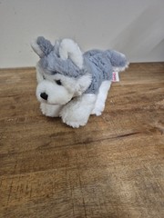 WEBKINS Ganz HUSKY Soft Plush Stuffed Dog Puppy NO CODE HM120