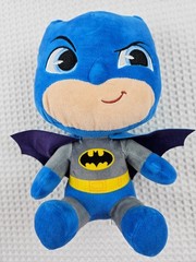 DC Comics Batman Super Hero Plush Toy With Soft Cape 9″ Kohl’s Cares Blue Cute