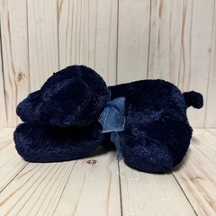 Chosun Dog Plush Dark Blue Bow Floppy 12 Inch Rare