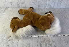 Vintage Animal Alley Horse Plush Toys R Us Brown White 15″ Stuffed Toy 2000 Y2K