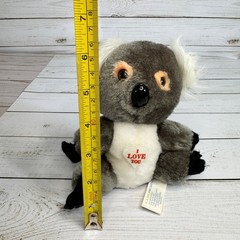 Vintage C.A. Toys Australia Koala Bear Plush 6″ Stuffed Animal Love You Heart