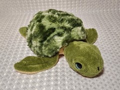 Sea Turtle Small Green Plush 8.5″ Stuffed Animal Ocean Life by The Petting Zoo