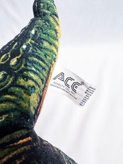 Jurassic Park Triceratops Dinosaur ACE Novelty Co 6″ Plush Stuffed Animal 1992