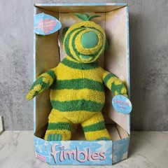 RARE FISHER PRICE FIMBO FIMBLES 2002 PLUSH TOY NEW IN BOX – BOX WEAR