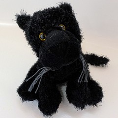 Webkinz Black Panther Plush (2008) – No Code – HM216 – Tush Tag+Magic W Intact