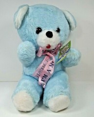 Vintage Cuddle Me Bear KB Bros Original Hang Tag
