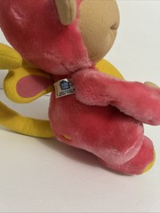 The Wuzzles RHINOKEY Hasbro Softies Plush Pink Yellow Rhino Monkey 1984 Disney