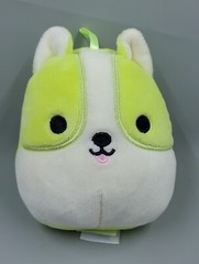 SQ1 SQUISHMALLOWS 4″ Reginald Light Green Corgi Dog Plush Toy Ornament