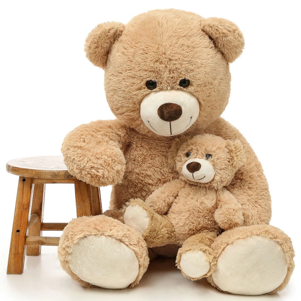 39″ Giant Teddy Bear Mommy and Baby Soft Plush Bear Stuffed Animal