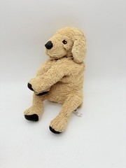 IKEA Plush Gosig Golden Retriever Puppy Dog Toy Sewn Embroidered Lovey Cute 16”