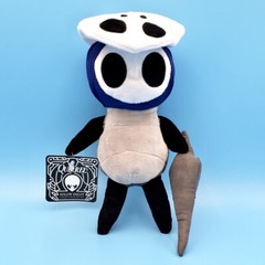 Hollow Knight Quirrel Plush Magnetic Removable Mask & Nail 10″ Official Figure