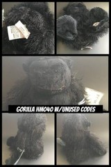 SEALED CODES! 2pcs! Webkinz Gorilla HM040 + LILkinz Gorilla –
