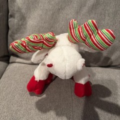 Webkinz Minty Moose HM475 Rare Collectible Plush Holiday Christmas Toy NO CODE