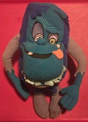 Applause The Pagemaster Plush 1994 Horror Reading Buddy Plush Pocket With Book