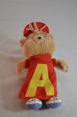 Alvin and the Chipmunks Vintage 12” Stuffed Plush Alvin Doll 1983 CBS Toys
