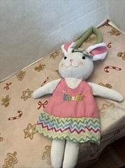 Cbocs Easter Bunny Plush Little Girls Purse Handbag Stuffed Animal Toy