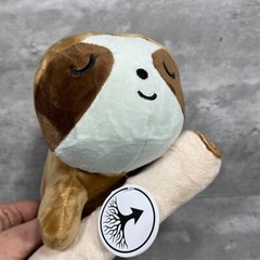 Sloth Plush Follow Your Legends ” Adopt A Sloth ” With Carrier 8in X 4.5in