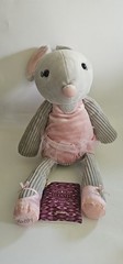Scentsy Buddy Maddie The Ballerina Mouse Plush Ruby Razz Scent Pack Pink Gray