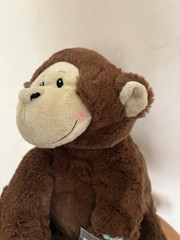 Ganz Webkinz Jr. Brown Monkey WJ103 Plush Stuffed Animal HTF Retired with Code