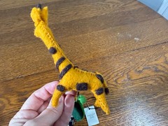 The Winding Road 5 Hanging Animal Mobile Garland 100% Wool Felt 52”