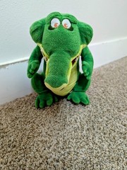 Disney Store Peter Pan TICK TOCK CROC PLUSH Stuffed Animal Tic Toc Crocodile