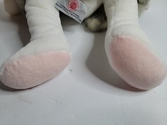 Russ Target White Plush Cat Kitty 14″ W/Baby Kitty 6″ Fur Coat Stuffed Plush