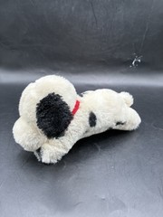 Vintage 6” Black White Red Collar Dalmatian Puppy Dog Mini Plush Stuffed Animal