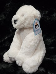Jellycat SMALL PERRY POLAR BEAR – Small 7″ – Retired – Authentic – New with Tags