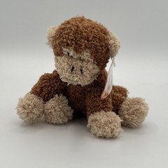 Target Russ Cuddle Zone Sitting Plush Brown Monkey Mini Beanbag Sherpa 2001