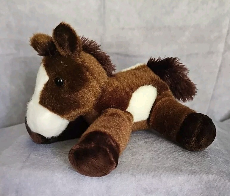 Aurora Mini Flopsie Paint the Pinto Horse 8 Inch Stuffed Animal Plush