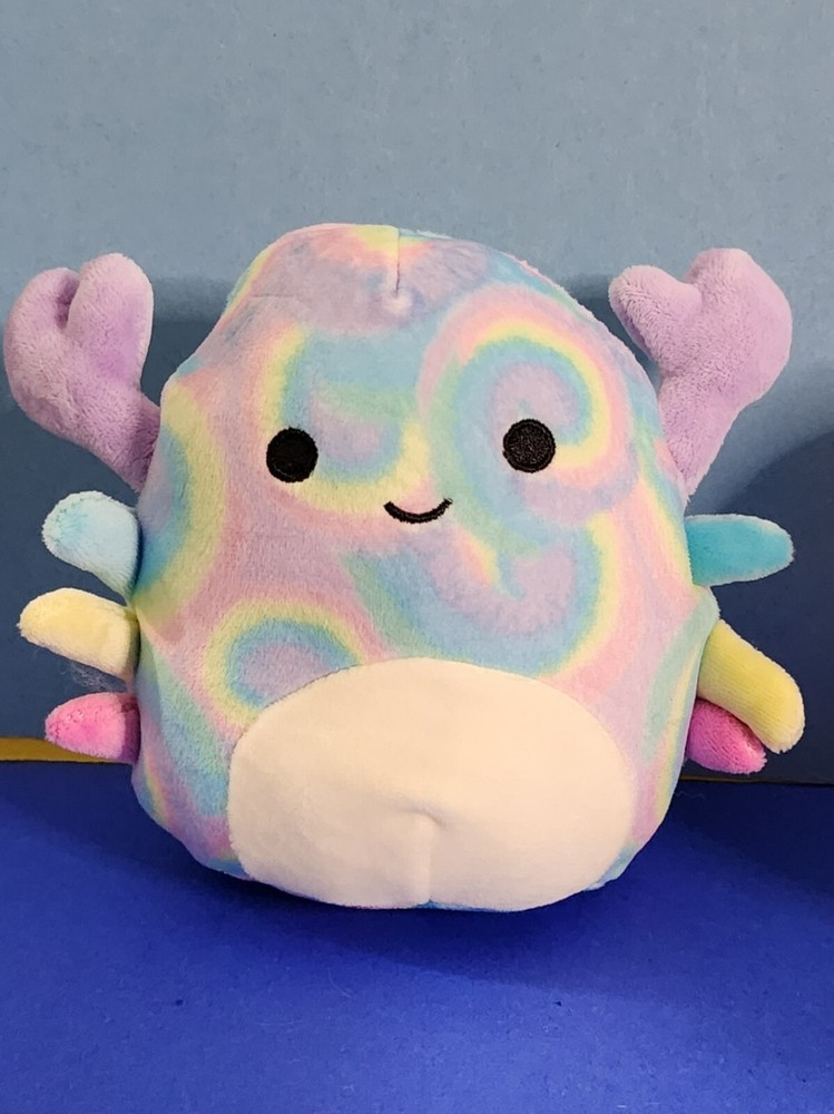 Squishmallows Boxed Set Sealife Squad Cristabel the Rainbow Tie Dye Crab 5″ ONLY