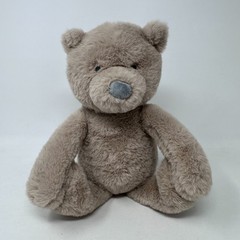 Cloud Island Bear Plush Stuffed Animal Brown Gray Nose Hook Loop Teddy Toy 10″