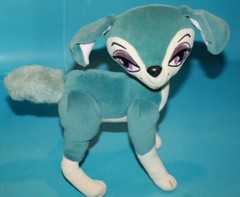 Bratz Petz Dog 10″ Teal Blue Plush Big Eye Soft Toy Stuffed Poseable Legs Stands