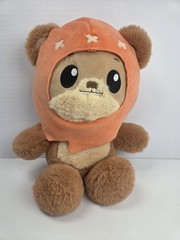 Mattel Star Wars 10″ Light Brown Ewok Plush W/ Orange Hood