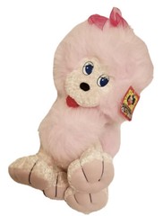 Pink French Poodle Stuffed Dog Pup Carousel Toy DGE Corp 13” Tall w Tag New