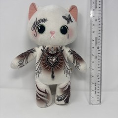 Kitty Tattoo Zoo Plush 14” Ryan Ashley Omnia Clairvoyant Squishy Toy
