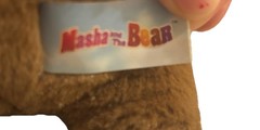 Masha and the Bear 10-inch Stuffed Animal Plush with Embroidered Eyes Brown