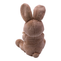 Amscan Easter Bunny Rabbit 10″ Plush Stuffed Animal Cream Colored Flowers Roses