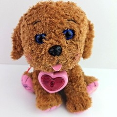 Cabbage Patch Kids 8in Adoptimals Brown Labradoodle Puppy Dog Plush 2015 Sound