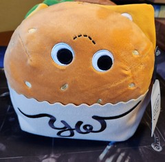 KidRobot Yummy World 10″ Interactive Plush Burger w/ Individual Toppings