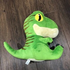 Jurassic Park World Plush Green Velociraptor Dinosaur 8″ 2022 Soft Cute Plush