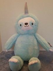 NEW 2020 FAO SCHWARZ GLOW BRIGHTS SLOTH & UNICORN SLOTHICORN PLUSH DOLL FIGURE
