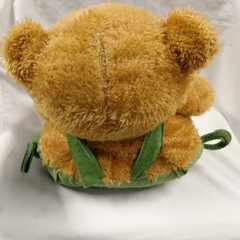 Zoobies 18” Corduroy Plush Teddy Bear Stuffed Animal Zipper Back w/ Blanket 2011