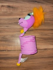 Vintage Bartok The Magnificent – Piloff Plush spring coil snake 1999 playworks