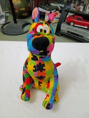 Scooby Doo 2019 Autism Awareness 12in Colored Puzzle Pieces Toy Factory