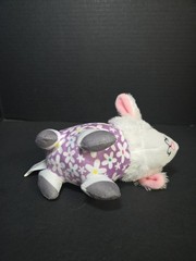 6 inch Oriental Trading Corp Easter stuffed sheep Purple floral pattern
